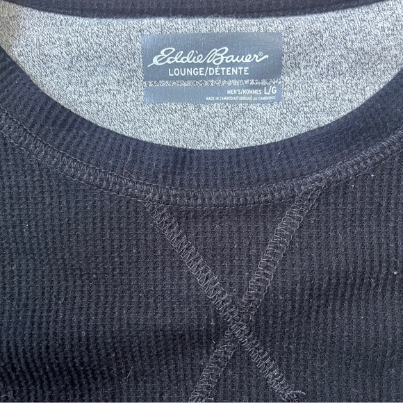 NWOT •Eddie Bauer • Lounge • Long Sleeve Shirt - Picture 3 of 4